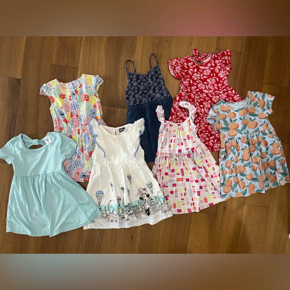 Lot of 7 Spring/Summer Dresses - size 3T